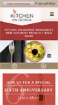 Mobile Screenshot of kitchenongeorge.com